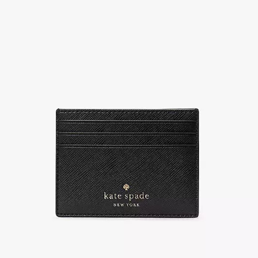 Kate Spade Schuyler Small Slim Card Holder
Black 
NWT
